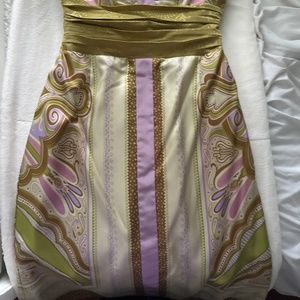 Beautiful Nicole Miller Strapless Dress